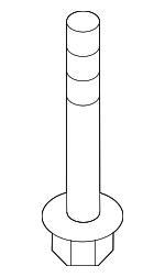 90119A0557 - Steering: Gear Assembly Mount Bolt for Toyota Image