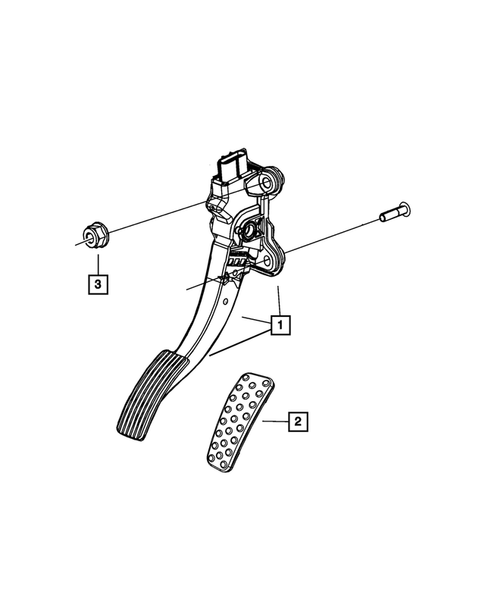 Accelerator Pedal for 2009 Dodge Challenger #0