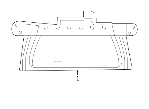 High Mounted Stop Lamp for 2007 Dodge Magnum #0