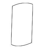 621510R050 - Body: Hinge Pillar Reinforced Silencer for Toyota: RAV4, RAV4 Prime, Venza Image