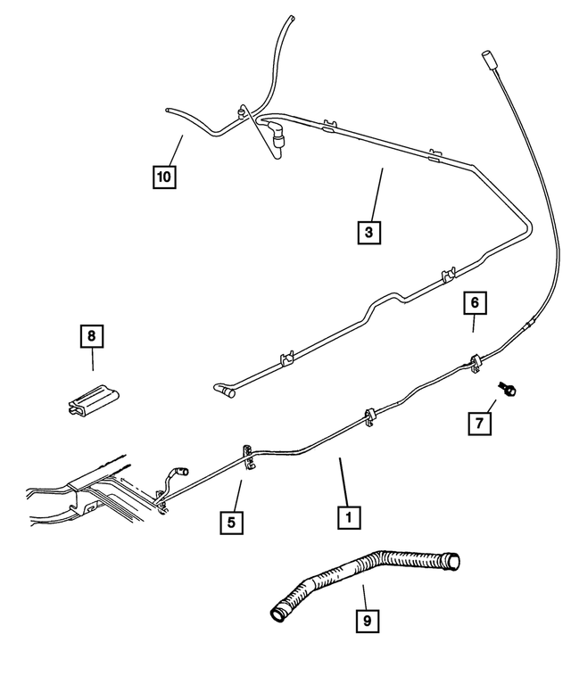 4364375 - Fuel: Convoluted Tube for Mopar Image