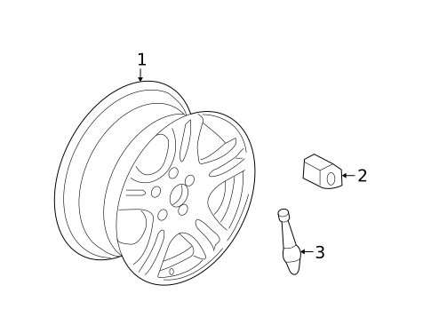 Wheels for 2010 Chrysler Sebring #1