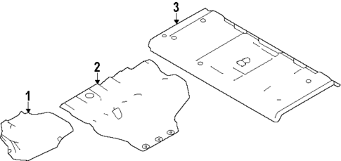 Heat Shields for 2019 INFINITI Q50 #0