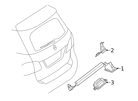 Parking Aid for 2015 Mercedes-Benz ML250 #2