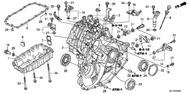 AT Transmission Case for 2016 Honda CR-Z #0