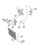 68157071AE - : A/C Suction Line for Ram: ProMaster 1500, ProMaster 2500, ProMaster 3500 Image