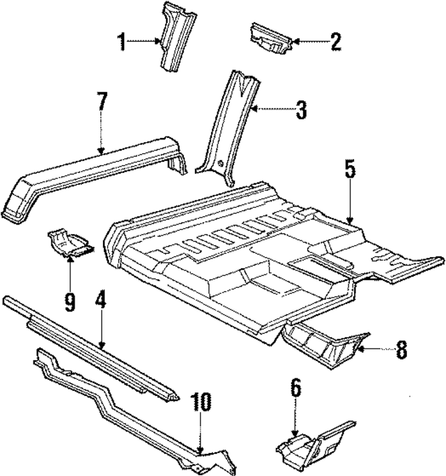 E7UZ15112B28A - Exhaust: Shield for Ford Image