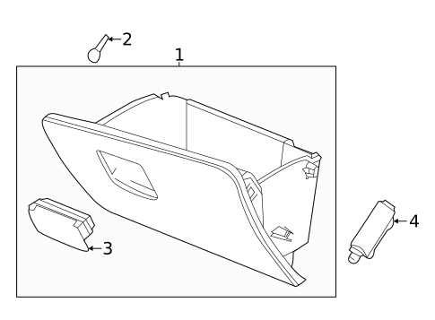 Glove Box for 2026 Chevrolet Equinox #0