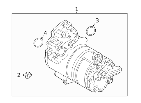 Condenser, Compressor & Lines for 2019 Volvo XC90 #1