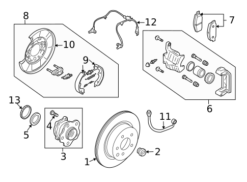 Anti-Lock Brakes for 2011 INFINITI FX35 #1