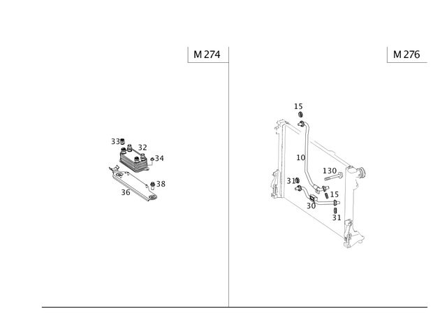 2042700327 - Radiator: Oil Line for Mercedes-Benz: C350, CLS400 Image image