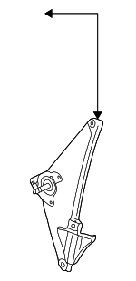 1J5839730Q - Body: Manual Regulator for Volkswagen: Jetta Image