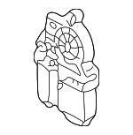 1C1959801A01G - Body: Window Motor for Volkswagen: Golf, Jetta Image