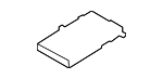 51165A2BC20 - Body: Cup Holder Mat for BMW Image