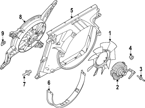 Cooling Fan for 2025 Ford F-250 Super Duty #0
