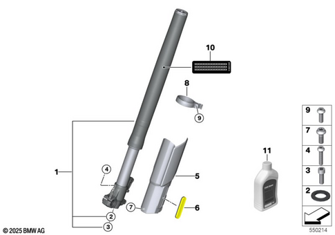 Telescopic Forks, Telelever for 2024 BMW-Motorrad R 12 G/S #1