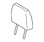 AE9Z74611A08A - Body: Headrest, Outer for Lincoln: MKT Image