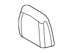DE9Z74501A04AA - Body: Headrest Cover for Lincoln: MKT Image