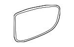 87961WB001 - Body: Mirror Glass for Scion: iA | Toyota: Yaris, Yaris iA Image