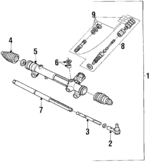 E3SZ3D728A - Steering: Steering Gear Seal Kit for FORD Image