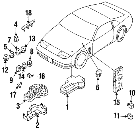 Horn for 1995 Nissan 300ZX | OEM Parts Online
