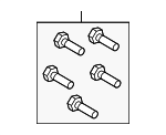 527553M000 - Brakes: Wheel Stud for Hyundai Image