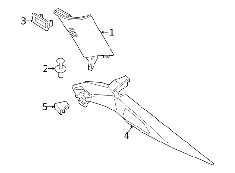 Interior Trim - Quarter Panels for 2016 BMW X6 #0