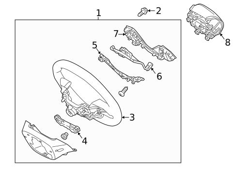 Switches, Solenoids & Actuators for 2018 Hyundai Elantra #1