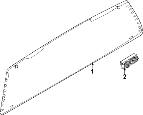 Glass & Hardware - Back for 2024 Ford Ranger #0