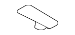 871143K000 - Body: Rear Glass Stopper for Hyundai Image