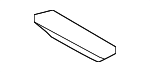 861143D000 - Body: Rear Glass Pad for Hyundai Image
