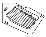 87111D2000 - Body: Rear Glass for Hyundai Image