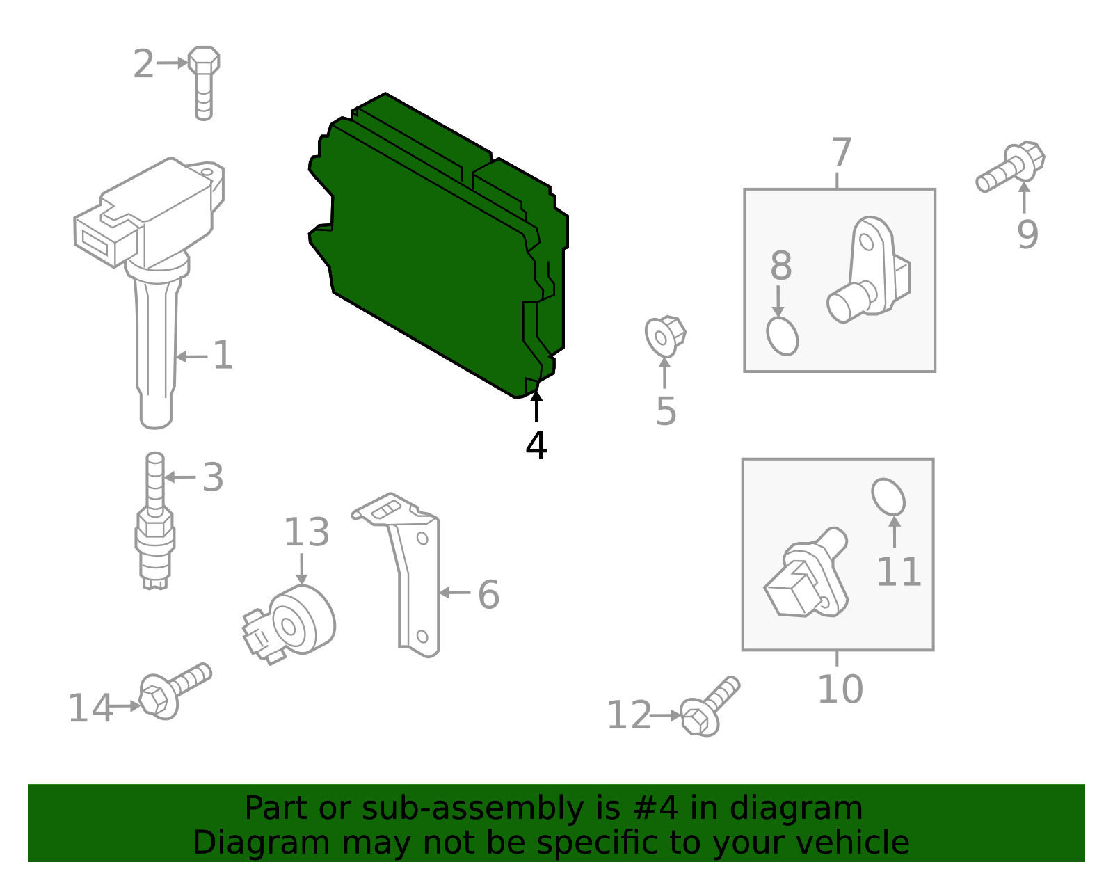 PX9V-18-881B - Engine Control Module (ECM) - 2023-2024 Mazda CX-50