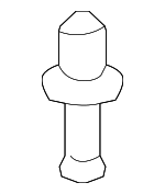 3L103728 - Engine: Lower Cover Fastener for Volkswagen: Golf, Golf SportWagen, Passat Image