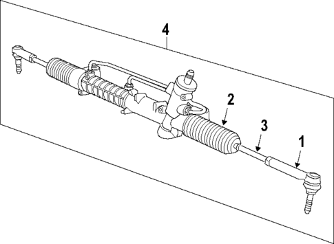 Steering Gear & Linkage for 2007 Saab 9-3 #1
