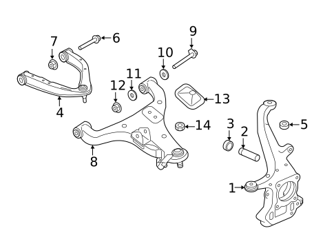 Suspension Components for 2018 Nissan TITAN XD #1