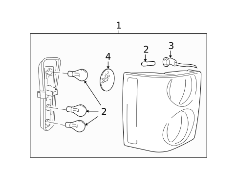 Bulbs - Chassis for 2009 Land Rover Range Rover #1