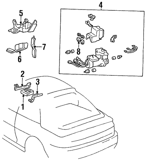 ABS Components for 1992 Toyota MR2 #0