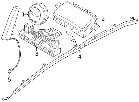 Air Bag Components for 2023 Genesis GV60 #0