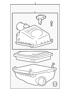1770036211 - : Air Cleaner Assembly for Toyota Image
