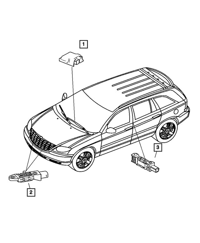4686955AG - Electrical: Occupant Restraint Module for Mopar Image image