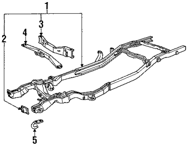 15648141 - Body: Frame Assembly for GM Image