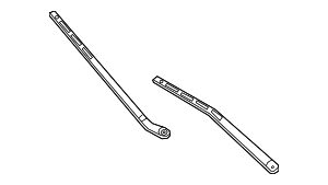 8W19554081P9 - Electrical: Windshield Wiper Arm for Audi Image
