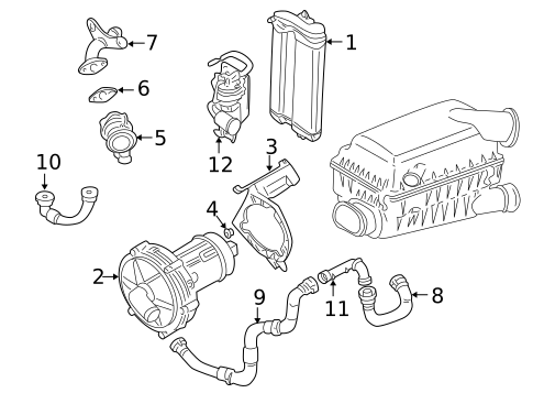 Emission Components for 2002 Volkswagen Jetta #0