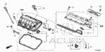 120305G0000 - Engine: GASKET SET, FR. HEAD COVER for Acura Image