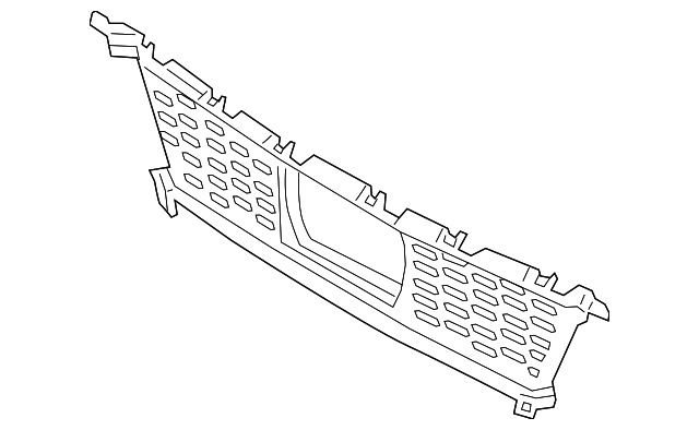 Genuine BMW 51-12-8-075-815 | Rear Bumper Grille - Left (M
