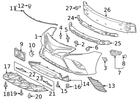 Fender & Components for 2022 Toyota Camry #1