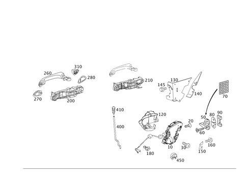 Locking System for 2006 Mercedes-Benz E320 #0