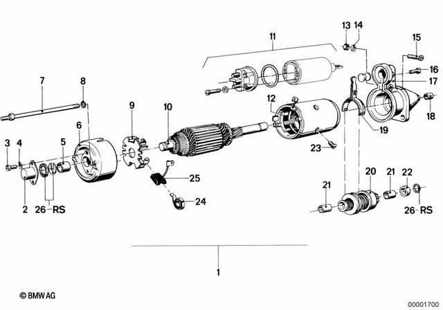 12411722916 - Engine Electrical System: Bushing -  for BMW-Motorrad Image