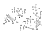 7119906489 - Suspension: Rear Lower Control Arm Adjust Bolt for BMW Image